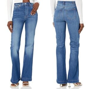 7 For All Mankind Blue Flare Jeans